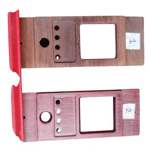 แผงหัวใจสีม่วงสำหรับตู้เครื่องขยายเสียงด้านหน้าทำจากไม้ - Product Image 1