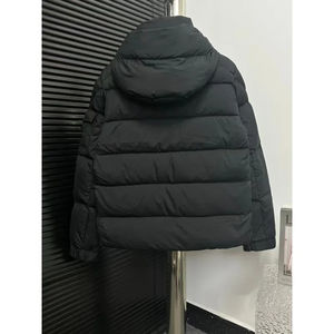 Chaqueta Acolchada Personalizada de Poliéster para Hombre, Diseño de Alta Gama, Estilo Urbano, Abrigo de Invierno con Capucha, Tela Brillante Tipo Burbuja - Product Image 4