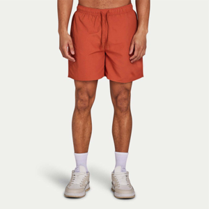 Short de bain couleur unie pour hommes vêtements de plage à séchage rapide taille élastique cordon de serrage planche de surf shorts légers vêtements d'été - Product Image 1