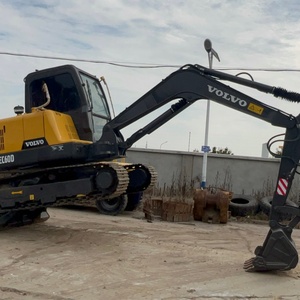 Excavadora Volvo EC60D Usada, Mini Excavadora Volvo de Segunda Mano, Excavadora Compacta de Orugas, Maquinaria de Construcción Usada Lista para Trabajar - Product Image 4