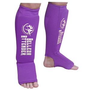 Protège-tibia en coton blanc avec protège-cou de karaté élastique Protège-jambes et chauffe-jambes efficaces pour l'entraînement de karaté de protection - Product Image 5