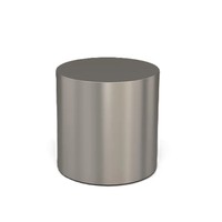 Edelstahl-Trommel-Couchtisch Zeitgenössischer Zylinderförmiger Anpassbarer Metall-Beistelltisch Hohe Qualität