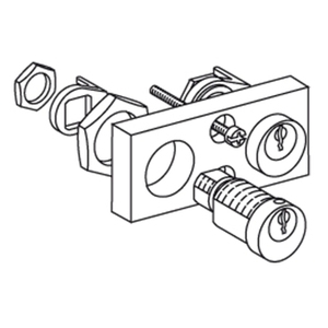 Per relè di sicurezza SCHNEIDER ELECTRIC 48568 MasterPact NW Drawout 1 Blocco 1 Profalux Keylock Posizione di disconnessione blocco telaio - Product Image 1