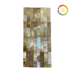 Commercial Seashells Mother Of Pearl Tiles Polished <b>Mosaic</b> <b>Piece</b> Stock - Product Image 2