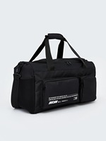 Tas Duffel Gym Unisex Bahan Nylon dengan Ritsleting, Logo Custom, untuk Perjalanan, Fitness, Training, Private Label, Produsen OEM ODM