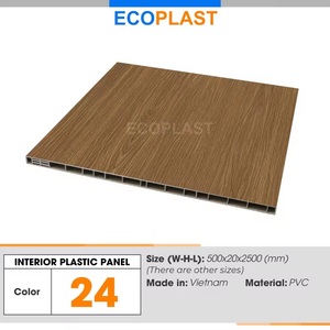 Ecoplast แผงพลาสติกพีวีซีตกแต่งภายในหรูหราทันสมัยสไตล์มินิมอลตกแต่งบ้านทนทานเฟอร์นิเจอร์ห้องนั่งเล่นรวมถึงห้องนอน - Product Image 6