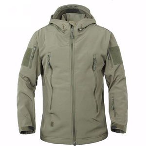 Camo Sublimation Tactique Hommes Softshell Vestes À Manches Longues Col Montant Camping vestes - Product Image 2