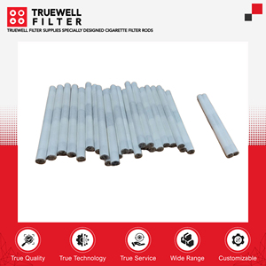 Truewell High Quality Cellulose Acetate Tow Dual Charcoal Cigar/<b>Cigarette</b> Filter Rod Manual with Customizable Size & Design - Product Image 3