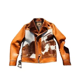 Veste en cuir de haute qualité pour hommes, couleur personnalisée, vente en gros, nouvelle collection 2023 - Product Image 1