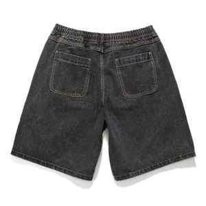 OEM High Street <b>Men's</b> Breathable Comfortable Plus Size Baggy Denim Shorts Mid Waist Anti-Wrinkle <b>Jeans</b> 'Hot Shorts' Knitted - Product Image 3