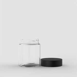 Frasco de PET de 4,5 oz de alta calidad de fabricante de Vietnam con tapa CR negra transparente Capacidad de 5g Logotipo personalizado Servicio OEM ODM M0802 - Product Image 2