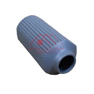 Floreros de mesa de aluminio de diseño elegante de nuevo diseño para decoración del hogar florero de mesa gris mate de aluminio duradero - Product Image 3