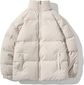 Logo personnalisé OEM Veste rembourrée en coton épais décontractée personnalisée Slim Fit Vêtements à la mode pour hommes Veste Streetwear - Product Image 3