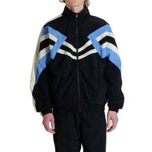 Ensemble court 2 pièces coupe-vent personnalisé pour homme, veste coupe-vent, tenue de sport élégante, nouvelle couleur contrastée, fermeture éclair - Product Image 5