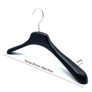 Manufacturer Black Translucent PP/PS <b>Plastic</b> Hangers High Quality Durable Modern Clothes Hanger Wholesale with Customized Logo - Product Image 6