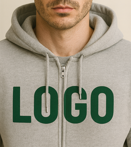 Sudadera con capucha de invierno para hombre de calidad superior, sudadera informal con cremallera de Color sólido de algodón 100%, prendas de vestir exteriores para adultos - Product Image 4