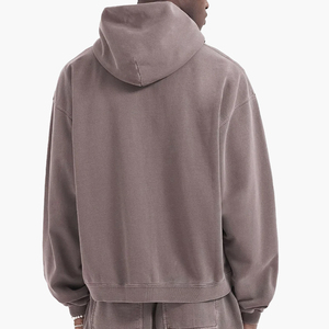 Custom High Quality Heavyweight Boxy Zipper Hoodies <b>Zip</b> <b>Ups</b> Custom Blank Oversize <b>Zip</b> Hoodie Manufacturer Double Zipper - Product Image 2