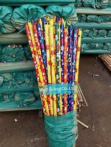 Manijas de escoba de flores personalizadas: varios materiales, tamaños y colores para uso doméstico o industrial - Product Image 6