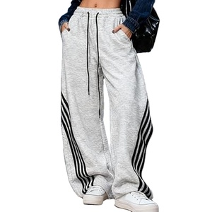 Baggy Pants Men Women Wholesale Loose Fit Streetwear Sweatpants <b>Wide</b> Leg Athletic Joggers Custom Logo Embroidery Supplier - Product Image 5