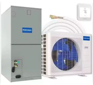 PRÊT À EXPÉDIER Pompe à chaleur centrale à conduit de 2,5 tonnes 17 SEER2, système split multiposition, kit de conduites pré-chargeées de 35 pieds inclus, HOT SA - Product Image 5