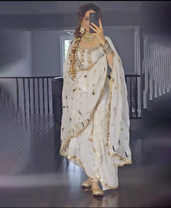 Traje paquistaní moderno de alta calidad Eid Ramzan Special Dhoti y Salwar Kameez Bodas tradicionales y celebraciones festivas - Product Image 1