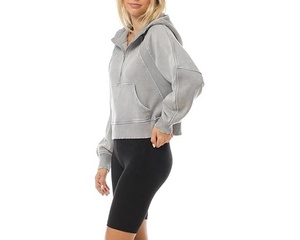 Sweat-shirt unisexe épais 100 % coton pour l'hiver, coupe oversize, style vintage, tissé fin - Product Image 5