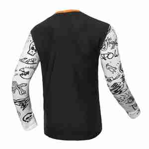 Tout le vêtement de sport de motocross pour hommes, femmes et unisexe, manches longues, impression sublimée, respirant, % polyester, vêtements de course - Product Image 2