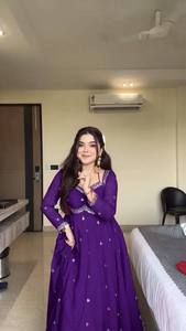 ALMUERZO NUEVO DISEÑADOR SALWAR KAMEEZ para FIESTA con BORDADO TRABAJO REVERSIBLE CASUAL TODAS LAS TEMPORADAS - Product Image 2