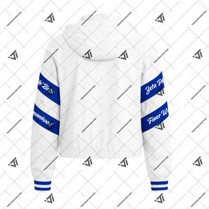 Venta al por mayor griega Zeta Phi Beta Sorority ropa bordada con capucha Panel chaqueta - Product Image 2