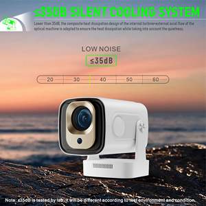 Mini projecteur intelligent LED HS260 Pro 1080P longue durée, Android 11, mise au point automatique, cinéma maison - Product Image 2