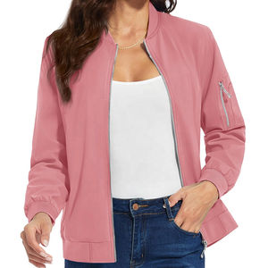 Blouson aviateur léger et confortable pour femme, 100% tricot de haute qualité, respirant, en toile coupe-vent, meilleur design - Product Image 3