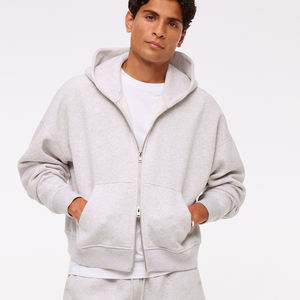Sudaderas con capucha de lujo de lana de poliéster y algodón de alta calidad, sudaderas con capucha y logotipo personalizado para hombre - Product Image 4