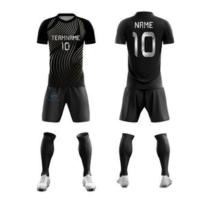 Vente chaude Uniformes de football à manches courtes de haute qualité pour enfants Chemises de football pour hommes avec design imprimé par sublimation Service OEM - Product Image 5