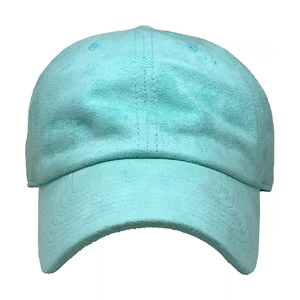 Gorras de Béisbol de Gamuza de 6 Paneles de Alta Calidad, Personalizables con Logotipo Bordado, Gorras de Papá, Gorra de Cuero Sintético Sólido - Product Image 4