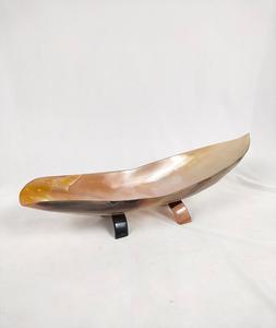 Ethically harvested horn bowl for conscious buyers Natural polished horn bowl for <b>snacks</b> or side dishes <b>japanese</b> - Product Image 4