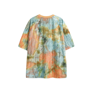 เสื้อยืดโอเวอร์ไซส์ผู้ชาย ผ้าฝ้าย 100% ออกแบบโลโก้เองได้ คอเสื้อแบบดรอป ไหล่ตก สไตล์สตรีทแวร์ เสื้อยืดเปล่าสำหรับผู้ชาย - Product Image 4