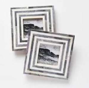 Cadre photo personnalisable en MDF, aspect luxueux, écologique, pour la décoration de la maison et les cadeaux, pour les impressions d'art ou les photos de famille - Product Image 4