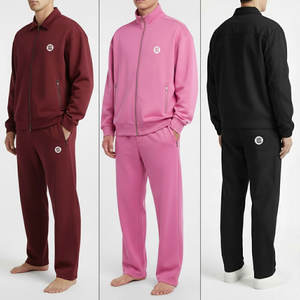 Ensemble de survêtement personnalisable 2 pièces pour hommes et femmes, vêtements de sport en polyester de haute qualité, streetwear décontracté - Product Image 4