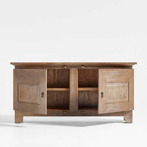 Premium 68 "Credenza de madera maciza marrón claro desgastado-Durable Versátil para cocina Restaurante | Muebles de almacenamiento - Product Image 4