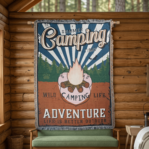 Manta de Algodón Portátil HYUGA Wander Quest para Todas las Estaciones, 172x122cm, para Aventuras al Aire Libre, Picnics, Camping, Viajes y Senderismo - Unisex - Product Image 3