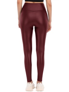 Pantalons en cuir PU pour femmes, taille haute, leggings en cuir sexy, leggings de yoga épais et extensibles pour femmes, leggings de yoga fitness 2026 - Product Image 5