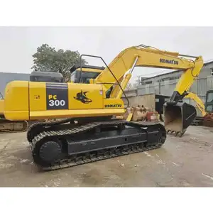 En bon état, excavatrice Komatsu de 30 tonnes fabriquée au Japon, excavatrice utilisée PC300-7 pelle hydraulique sur chenilles Komatsu PC300