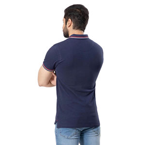 100% coton Logo personnalisé hommes pour polos nouveau Design grande taille respirant anti-boulochage motif solide brodé - Product Image 6