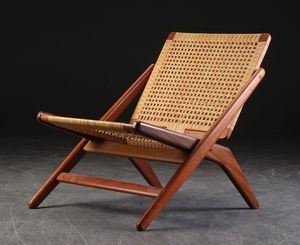 Hovman, chaise lounge de madera de diseño escandinavo para sala de estar - Product Image 3