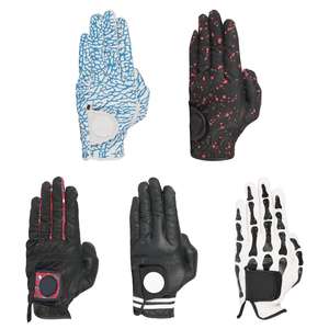 Gants de golf pour hommes en cuir blanc Cabretta de qualité supérieure Dernier style avec adhérence stable Haute performance pour les sports de plein air Logo vierge - Product Image 4