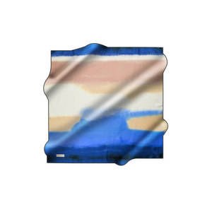 Écharpe carrée en twill imprimé Pierre Cardin 90x90 motif pinceaux - Product Image 1