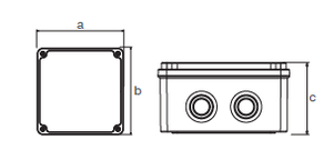 Boîtier de jonction extérieur OnElecs en ABS/PC, étanche IP65, avec prise en caoutchouc, boîtier de distribution de bornes, modèle OSSJB - Product Image 4