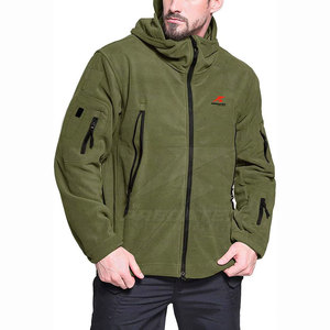 Diseña tu propio logotipo Chaqueta de lana polar Precio al por mayor Chaqueta de lana polar hecha a medida para hombres - Product Image 2