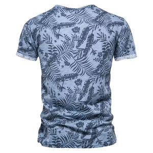 Camisetas de manga corta de algodón de alta calidad para hombre 2024, camisetas informales para exteriores con estampado de Fitness, logotipo personalizado, gran oferta, última moda - Product Image 4