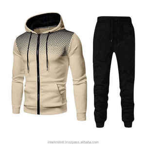 Survêtement à capuche pour homme, taille plus, automne, 100% polyester, imperméable, respirant, extensible dans quatre directions, léger, conception personnalisée OEM - Product Image 1